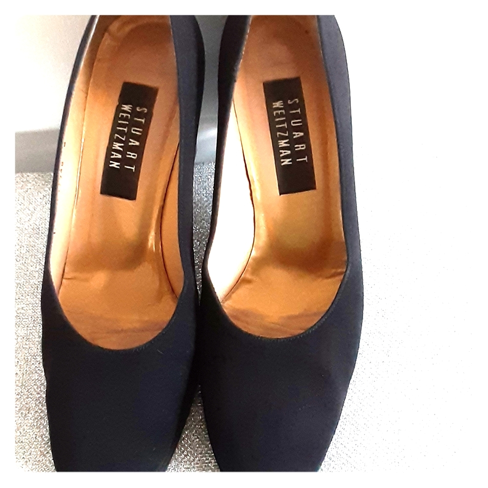 Vintage Stuart Weitzman Block Heel Pumps